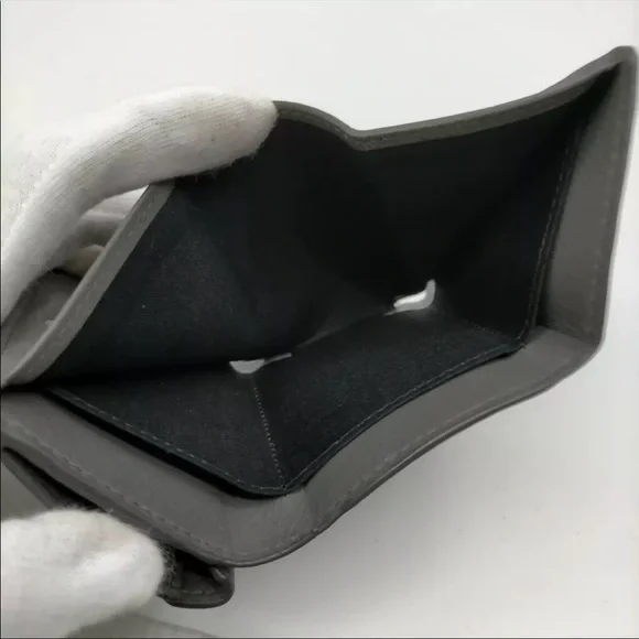 BALENCIAGA Wallet Gray Leather - Picture 6 of 9